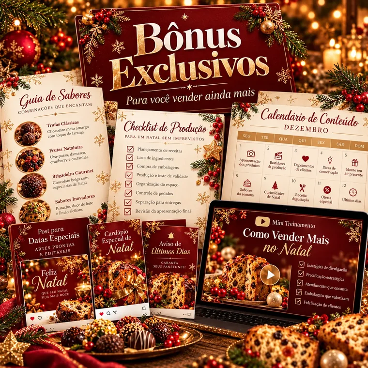 Bônus exclusivos